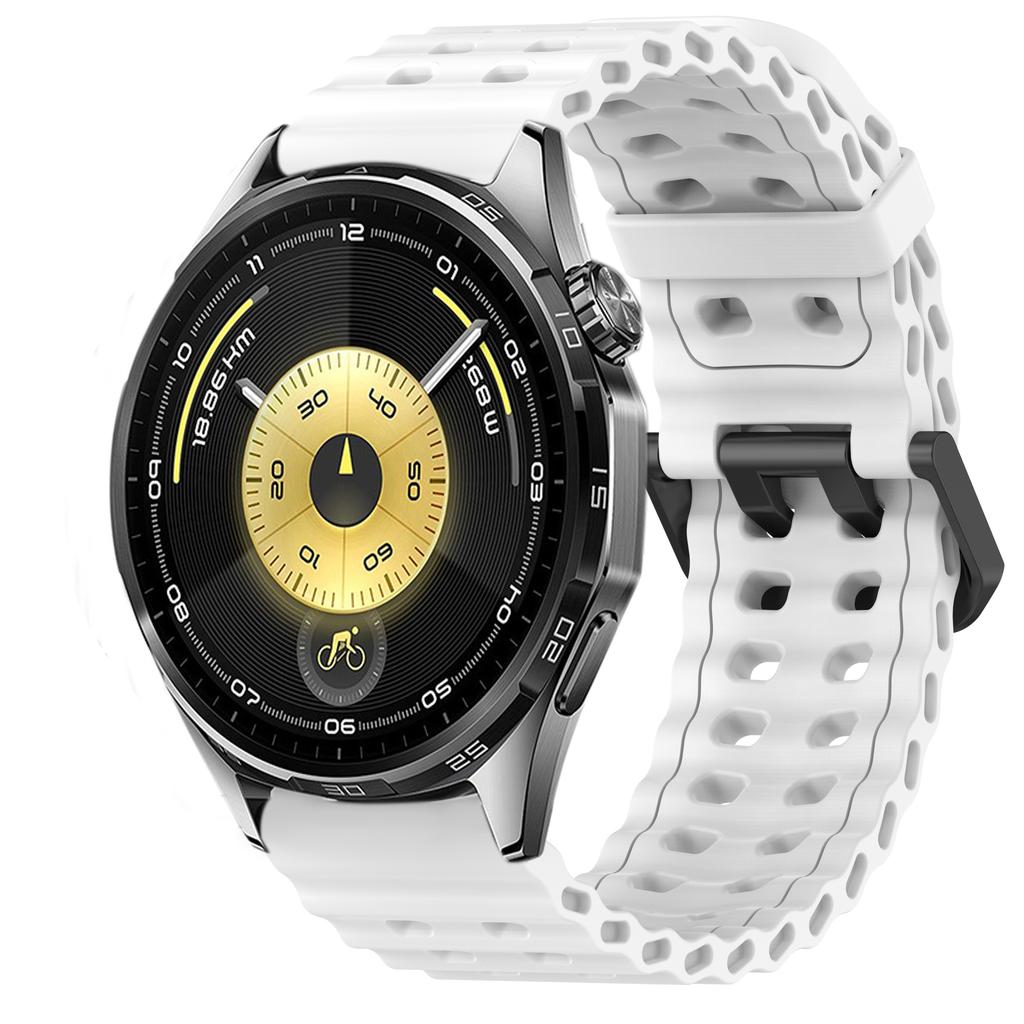 22mm Ocean Silicone Strap for Huawei Watch 5 GT6 Pro GT6 GT5-4-3-2 46mm Bracelet Wristband for Amazfit Bip 6 5 Balance 2 Correa