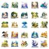 50 Dream Magic Book Series Graffiti Stickers No Repeat PP Material Waterproof Stickers Handbook Material
