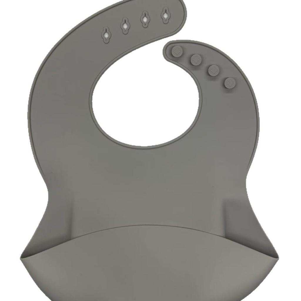 New Food-Grade Silicone 3D Bib: Waterproof & Oil-Proof for Children