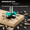 11-81mm Forstner Multi-Tooth Self-Centering Hinge Boring High Carbon Steel 1/1"(6.11mm) Hex Shank Drill Bit Set For Woodworking