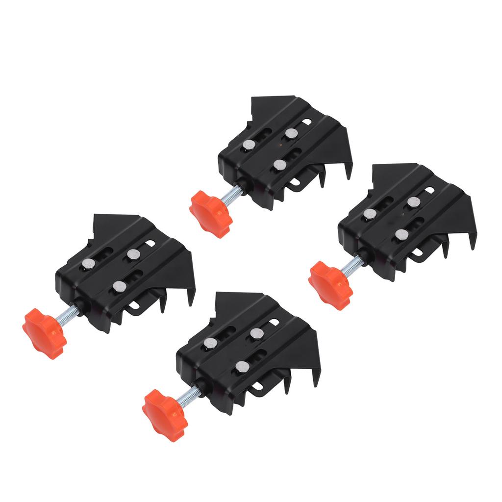 4PCS Corner Clamp Thickened Open Type 90 Degree Right Angle Adjustable Swing Jaw Clamp for
