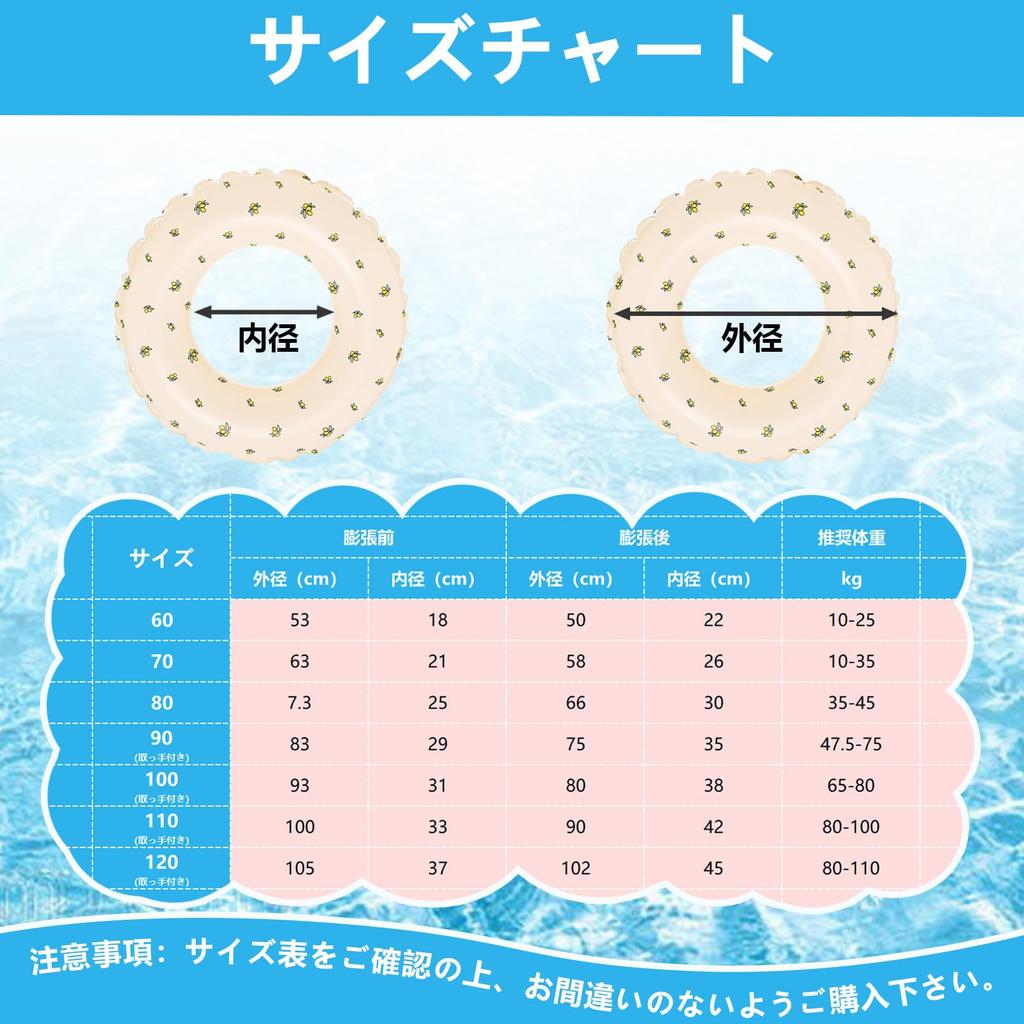 Float with 2 Vinyl Repair Tapes, Single-Seater Float for Kids and Adults, O-Shaped, Strong Buoyancy, Thick, Durable, Leak-Resistant, Stable,