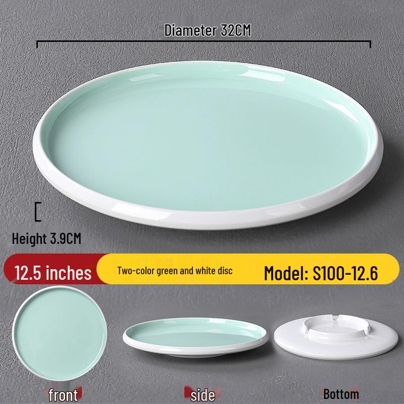 Melamine Nordic Style Cold Dish & Stir-fry Plate for Restaurants and Hotels