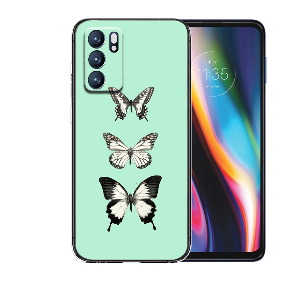 Schönes Schmetterlingsmuster für Realme C3 Hülle Weiche Silikon Rückseite OPPO Realme C3 RMX2020 Coque Capa Funda find x3 pro C21 8