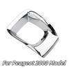 Car Gear Shift Knob Panel Sticker for Peugeot 2008 2014 2015 2016 2017 2018 LHD AT Gear Cover Decoration Trim Accessories