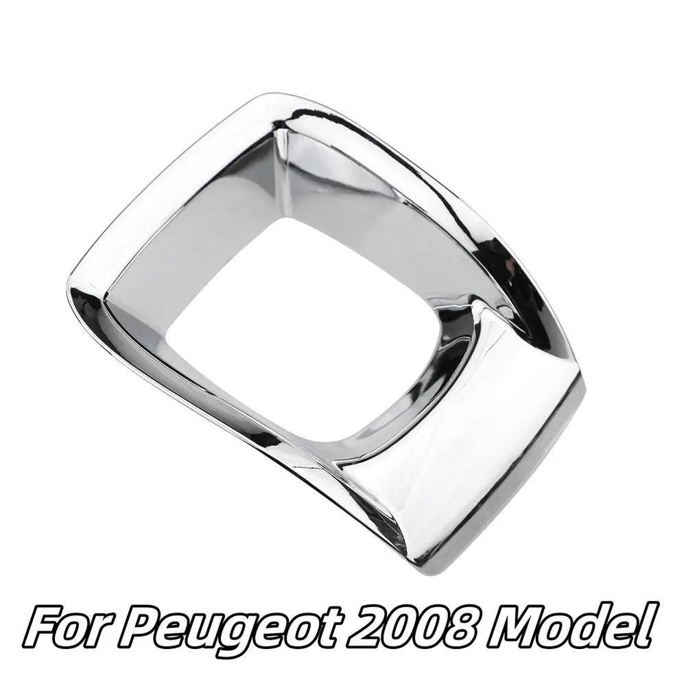 Car Gear Shift Knob Panel Sticker for Peugeot 2008 2014 2015 2016 2017 2018 LHD AT Gear Cover Decoration Trim Accessories
