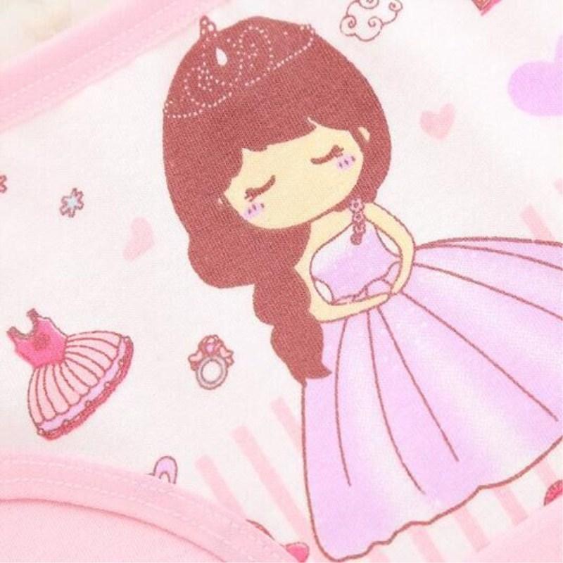 4Pc bomullstruser Jenter Short Briefs Baby Undertøy Truser