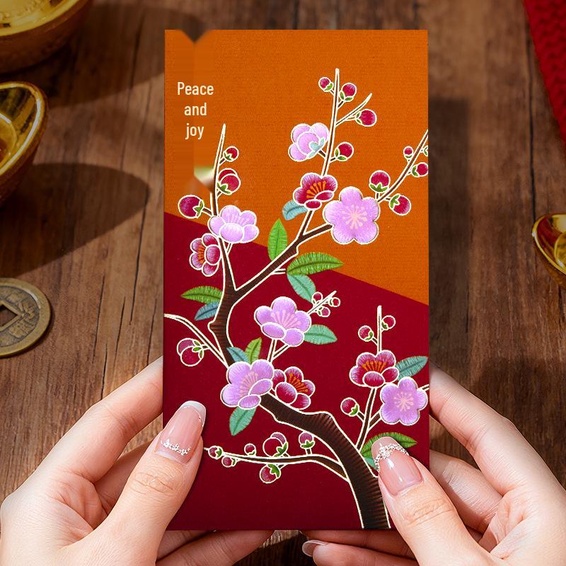 2026 Hong Kong High-End Lucky Red Envelopes: National Tide Style Lai See 6 Red Envelopes (Each Holds 100-3000 RMB)