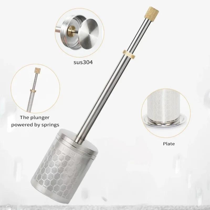 Reusable Coffee Filter Screen Stainless Steel Coffee And Tea Maker Portable Travel Coffee Brewer Tea Infuser Kitchen Accessories