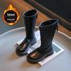 Stivali Princess Alti da Bambina - Pelle, Mezza Gamba, Comodi, Versatili per Autunno/Inverno