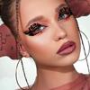 Augenwinkel-Aufkleber Spitze Augen-Tattoo-Aufkleber Gesichtsparty Lidschatten Make-up Tattoo-Aufkleber