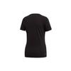 Adidas T Shirts Women's Black Crew Neck Moderate Straight Fit EH8722