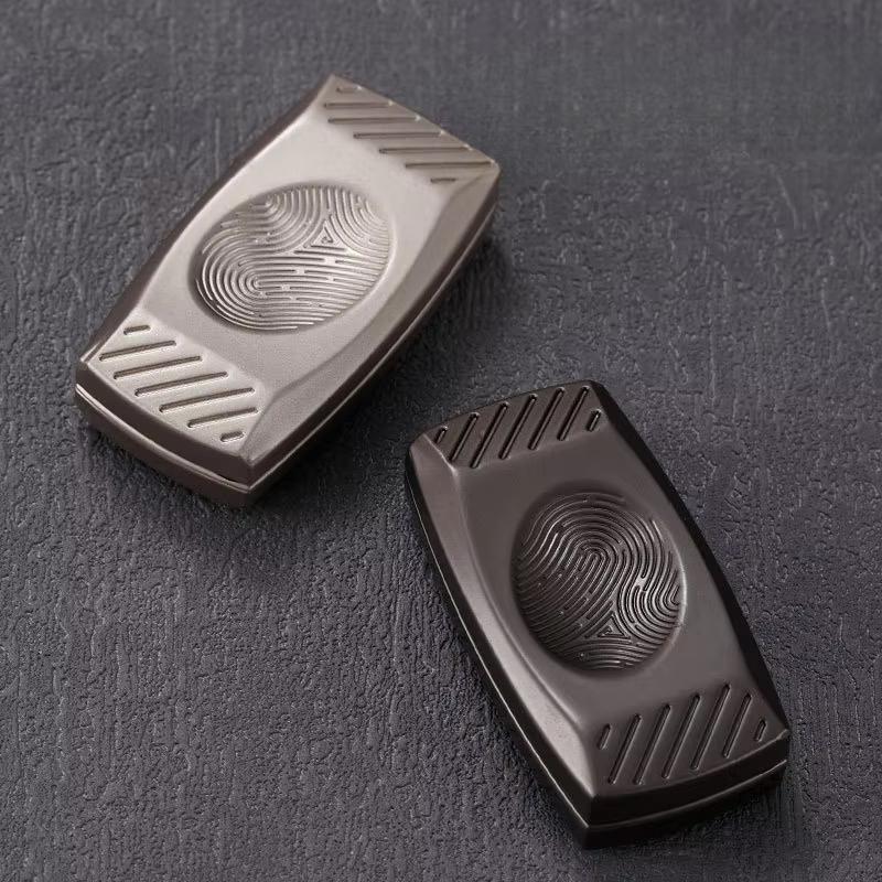 Fingerprint Magnetic Haptic Slider EDC Fidget Slider Metal Fidget Toys ADHD Tool Adult Anxiety Stress Relief Toys