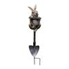 Creative Frog Rabbit Turtle Gnome Shovel Outdoor Garden Bonsai Craft Decorations Resin for Yard Lawn Patio Outside Backyard