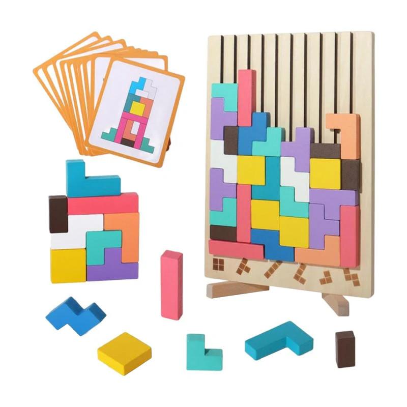 Wooden Stacking Puzzle Toys,Wooden Stacking Puzzle Toys Art-Home Decoration Home Accessories,Stress Relief Educational Gifts