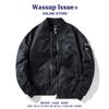 WASSUP NEST Men's Trendy American Baseball Flight Jacket - Loose Fit, New Autumn Style
