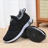 Téli Meleg Bőr Szőrme Mokaszin Női Sport Sneaker Női Puha Meleg Kényelmes Cipő