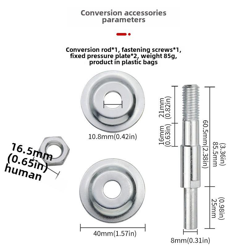 Electric Drill Grinding and Polishing Head for Sharpening and Rust Removal
