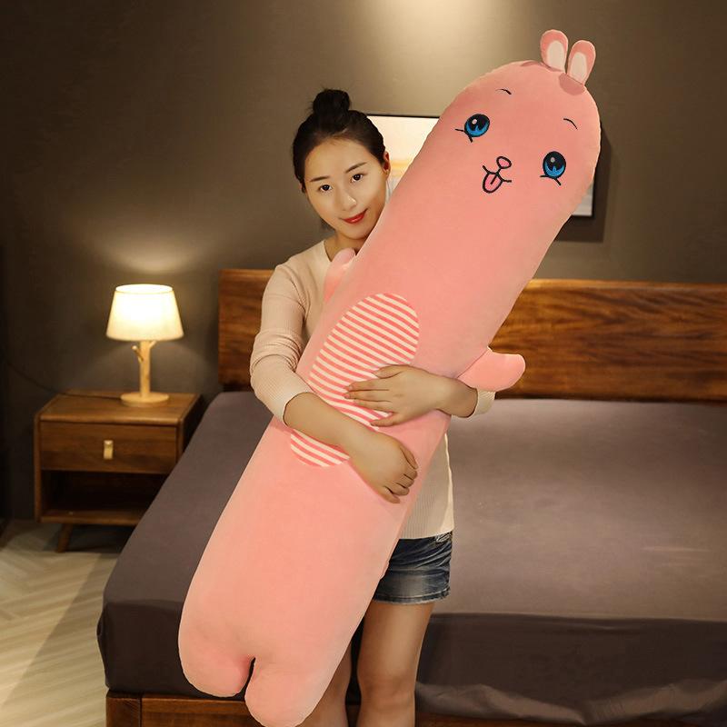 

Large Animal Cat Husky Long Pillow Plush Toy Rabbit Doll Home Pillow Cushion Ragdoll 70cm（0.8kg）