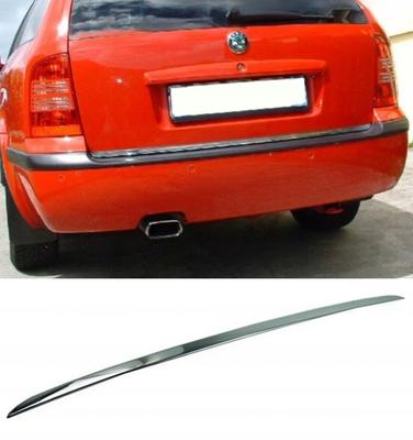SKODA OCTAVIA I Estate 96-04 חיפוי תא מטען כרום - מבטא דלת תא המטען - פרט אחורי פרימיום לרכב - משפר ברק