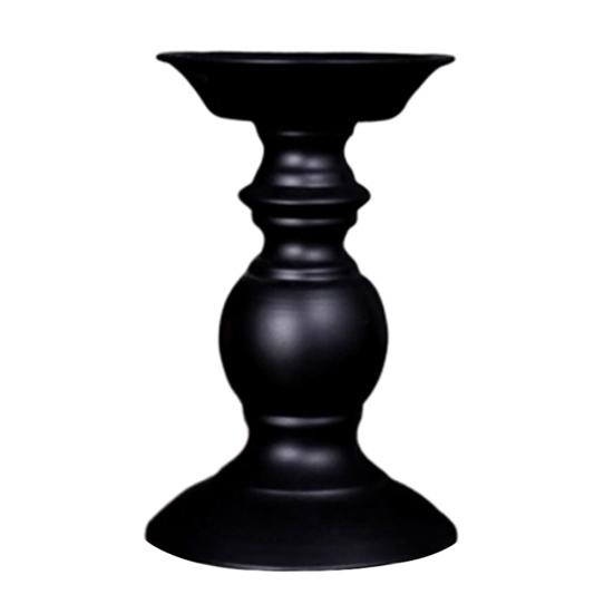 Iron Pillar Candle Base Holder Candlestick Stand Wedding Party Home Decoration