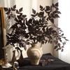 Artificial Cimicifuga Plant Leaf Stem Faux Cimicifuga Ramosa Leaf Branch For Home Vase Wedding Garden Table Mantel Decor