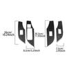 For Toyota RAV4 XA50      2024 2025 LHD Car Styling Interior Door Window Lift Switch Panel Button Frame Trim