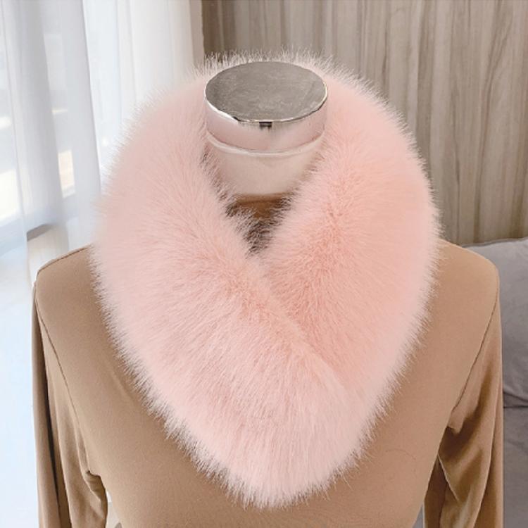 Invisible Fix Clip Scarf for Girls Winter Plush Scarf for Students Dopamine Look
