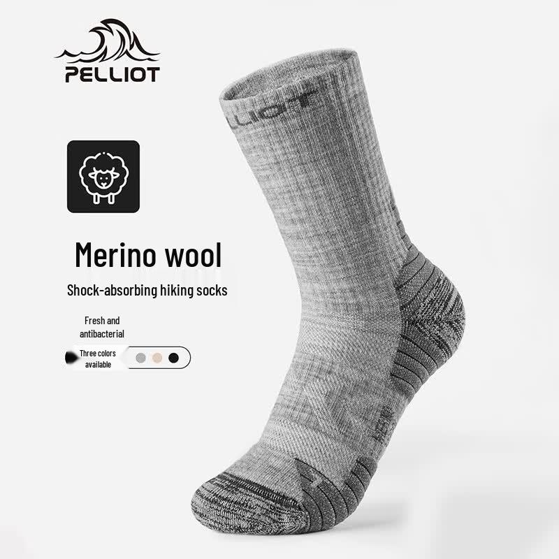 

Pelliot Unisex Wool Blend Hiking Socks L