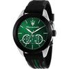Traguardo Green Silicone/Rubber Gents Quartz Chronograph R8871612043