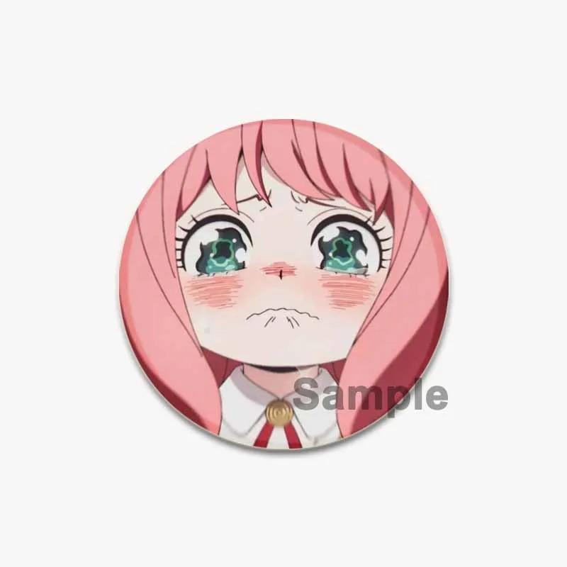 32/44/58mm SPY × FAMILY Badge Cute Anime Anya Forger/Damian Lapel Pins 58mm Round Brooch for Backpack Clothes Accessories Fan Jewelry Gift