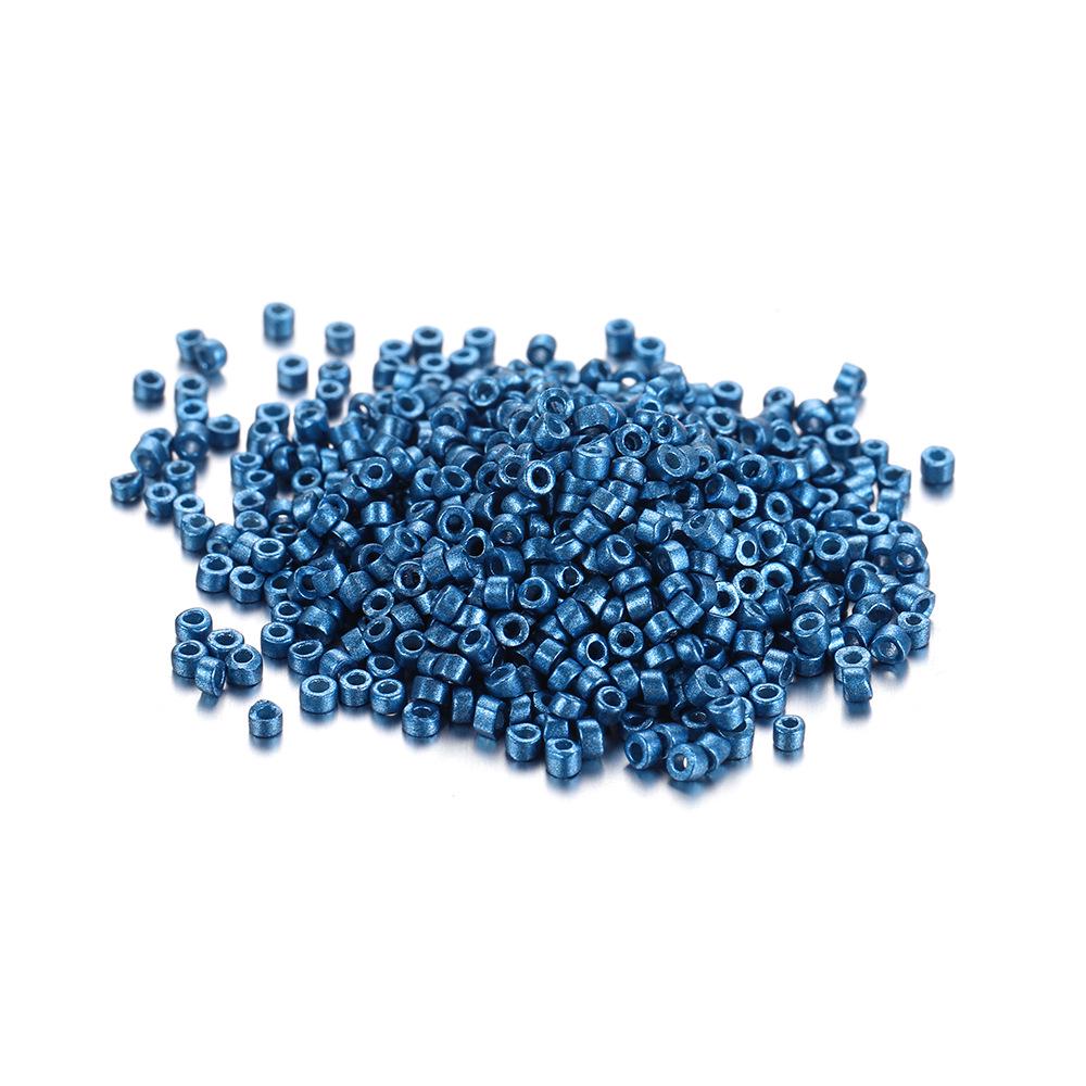 Handgefertigtes DIY Saatperlen-Set: 25 Farben, 2 mm, 1800 Stück, Röhrenzubehör