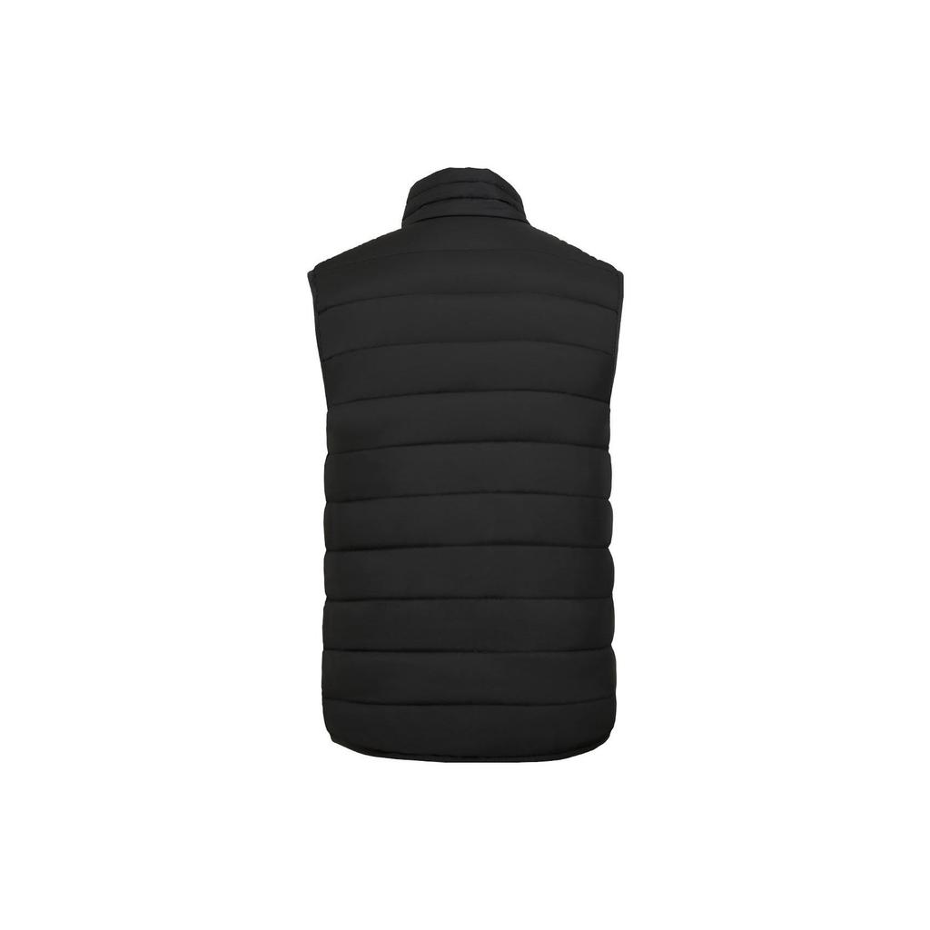 Li Ning Badminton Series Solid Color Stand Collar Down Vest Unisex Vests Black AMRT063-1