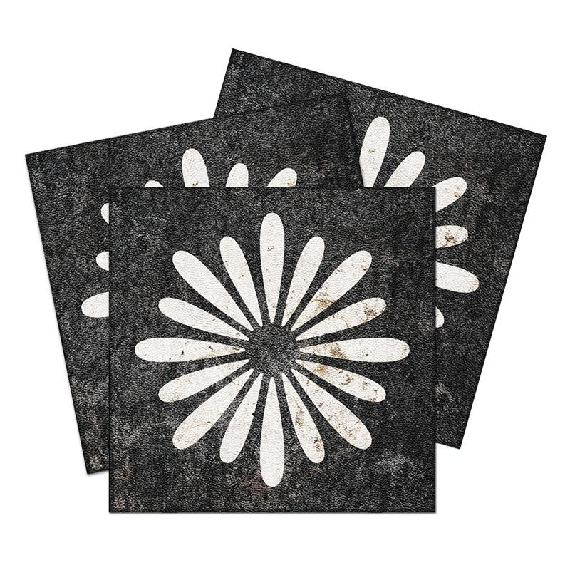 10PCS Peel and Stick Wall Decals for Home Decor Retro Floral Self-Adhesive Wall Sticker