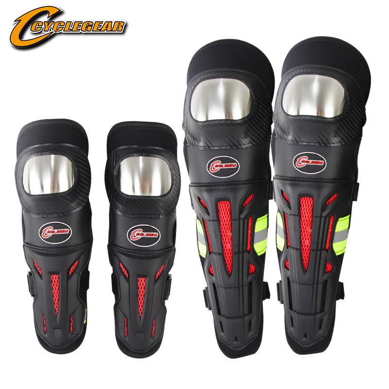 Motocyklové chrániče kolen a loktů Čtyřdílná sada Ochranné vybavení pro terénní jezdce pro vybavení na ochranu nohou a proti pádu K18H18