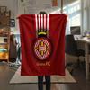 Girona FC  FlAannel Blanket, High quality Comfortable for All Seasons, Home Decor, Warmth and Comfort