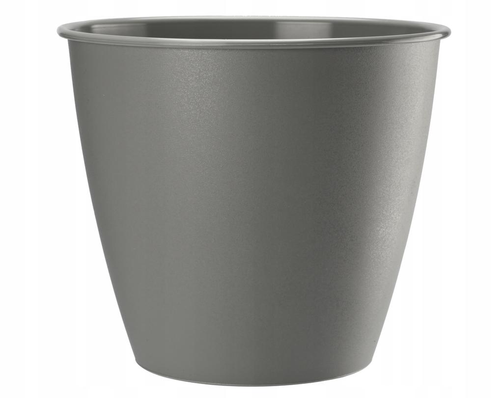 Flowerpot Plastic Gray Verdenia 13 X 13 X 12 1 Pc