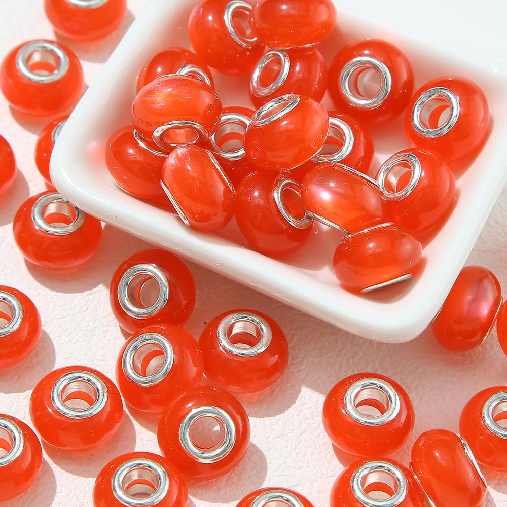 DIY Acrylic Cat Eye Beads for Handmade Bracelet Jewelry