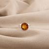Handmade Citrine Gemstone 925 Sterling Silver Women Jewelry Designer Wedding Ring For Bride RR-83-1