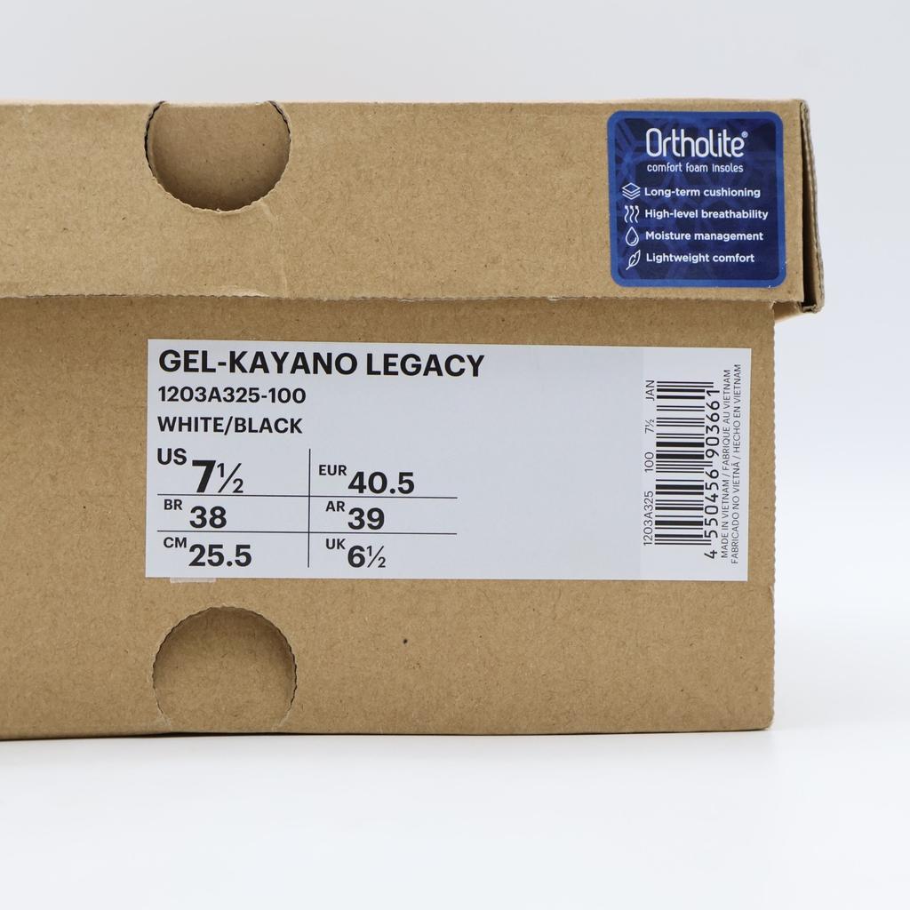 1203A325-100 Asics Gel-Kayano Legacy White Black (Men's)
