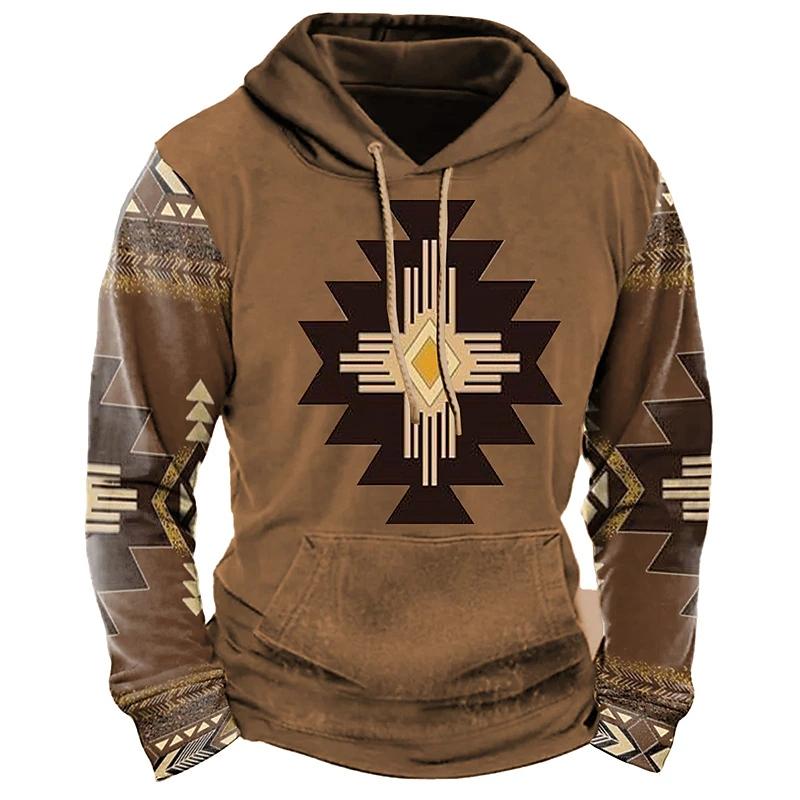 Autumn Vintage Hoodie for Men Casual Long Sleeve Tees Harajuku Print Tops Fashion Streetwear Oversized Men's Hoodie Y2k Clothing