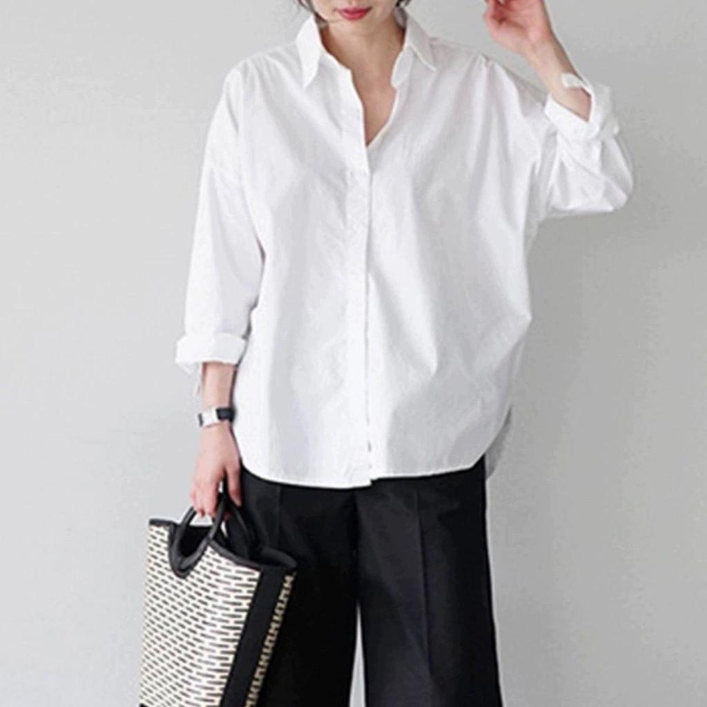 Koreanisches Dongdaemun Damenhemd mit Fleecefutter, Herbst/Winter 2025, lockere Passform, Übergröße