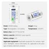 PALO Type-C Rechargeable CR123A 3.7V 16340 Lithium Battery for Fuji Instax mini25
