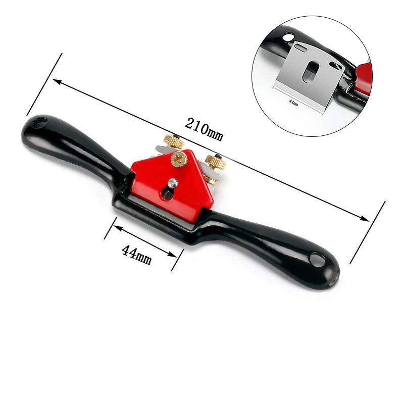 9/10 Inch Mini Woodworking Hand Planer Adjustable High Speed Steel Blade Sharp Hand Planing Tool for Carpenters 1pc