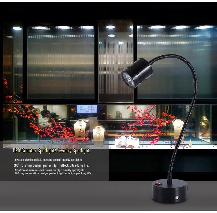 Wireless Jewelry Display Spotlight with Battery