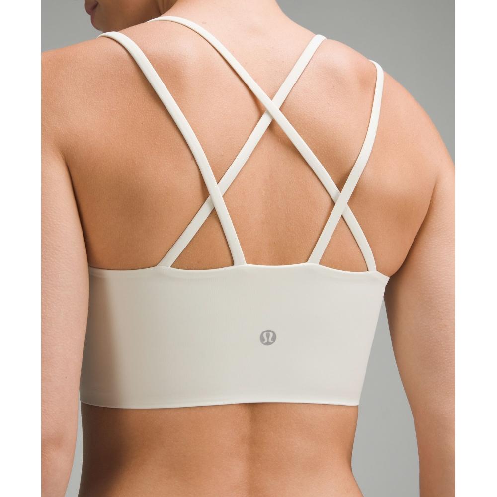 Lululemon Like A Cloud Longline BrA  Light Support  B C Cup Bone