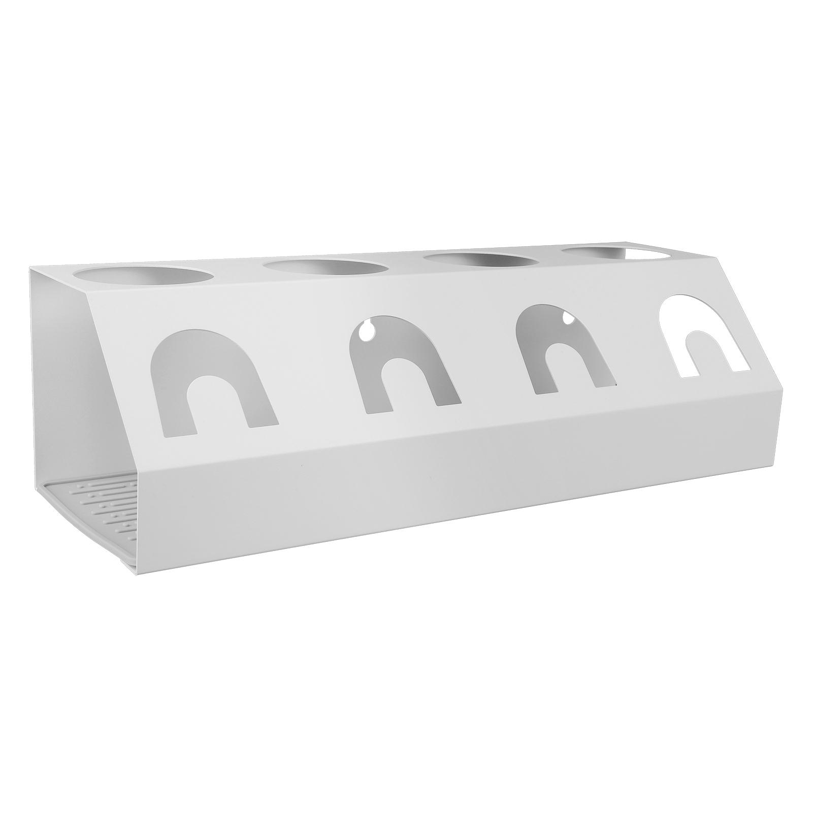 

4 Holes Soda Bottle Drain Drying Rack Dish Drainer Holder with Pad for