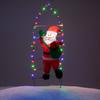 Inflatable Santa Claus On A Ladder, Large, Glowing, Inflatable, Led, 150 Cm