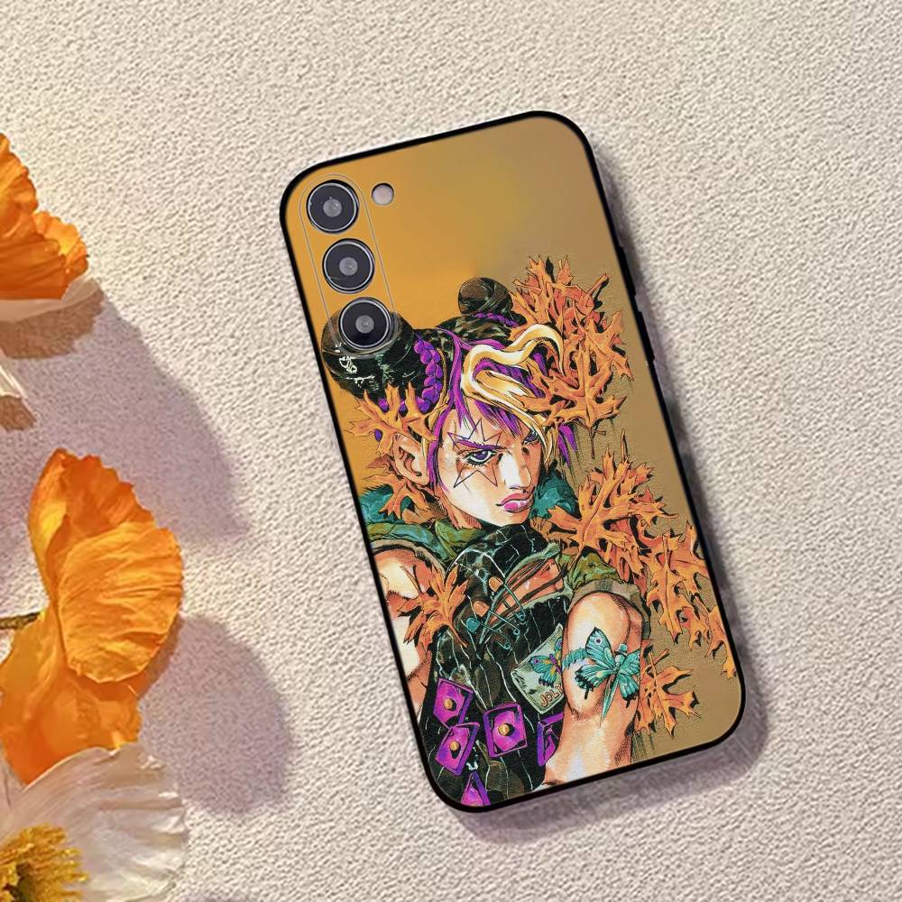 Anime J-JOJO Cool Cujoh Jolyne Phone Case Silicone Soft For Samsung Galaxy A73,A72,A71,A70,A53,A52,A51