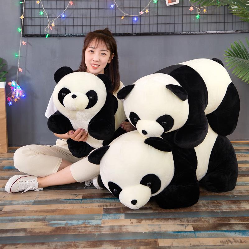 

Giant Black and White Panda Plush Toy for Kids 10cm